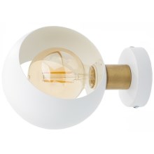 Sienas lampa CYKLOP 1xE27/60W/230V balta