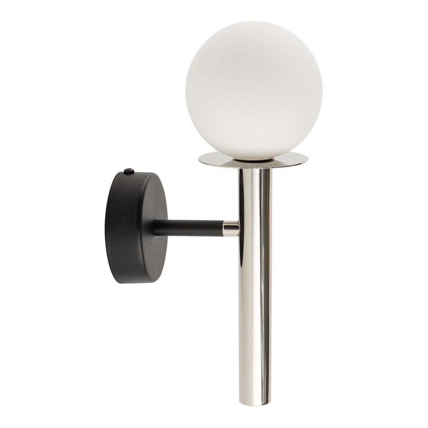 Sienas lampa DAISY 1xG9/12W/230V spīdīgi hromēts/melna/balta