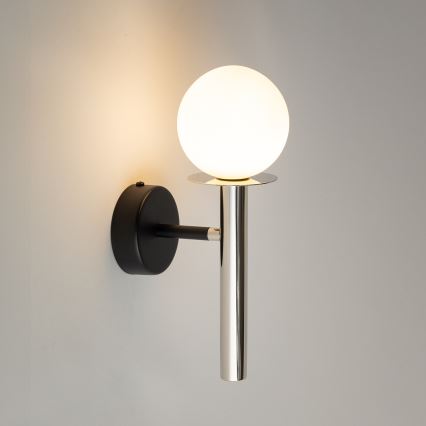 Sienas lampa DAISY 1xG9/12W/230V spīdīgi hromēts/melna/balta