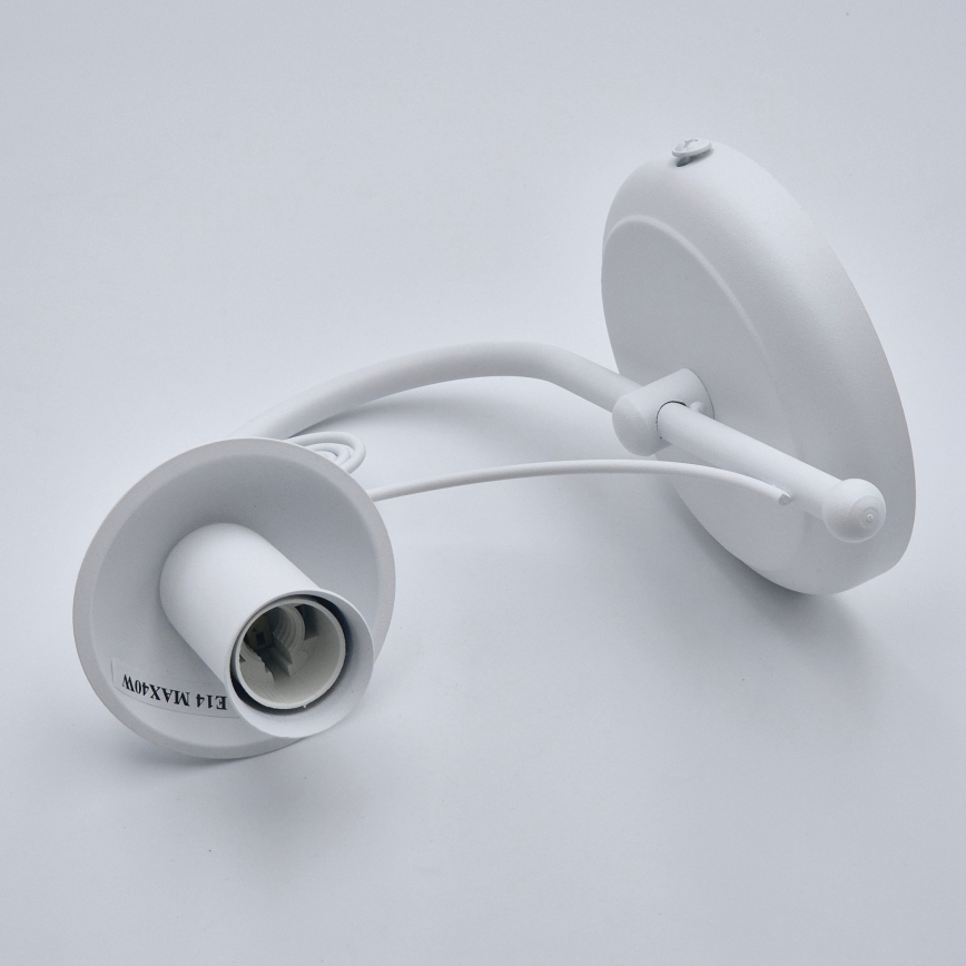 Sienas lampa DONATO 1xE14/40W/230V balta