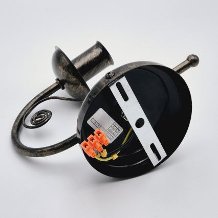 Sienas lampa DONATO 1xE14x40W/230V patina