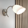 Sienas lampa DONNA 1xE27/60W/230V niķelis