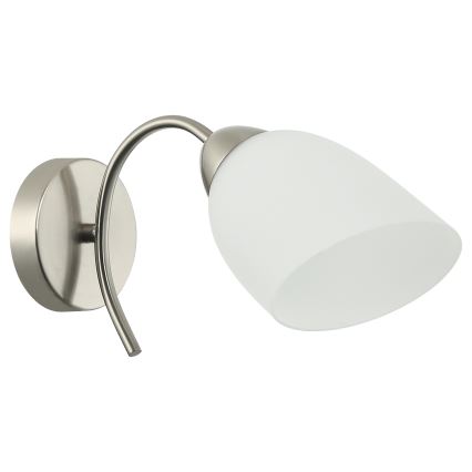 Sienas lampa DONNA 1xE27/60W/230V niķelis