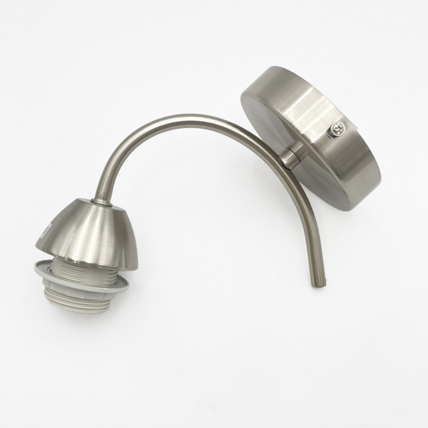 Sienas lampa DONNA 1xE27/60W/230V niķelis