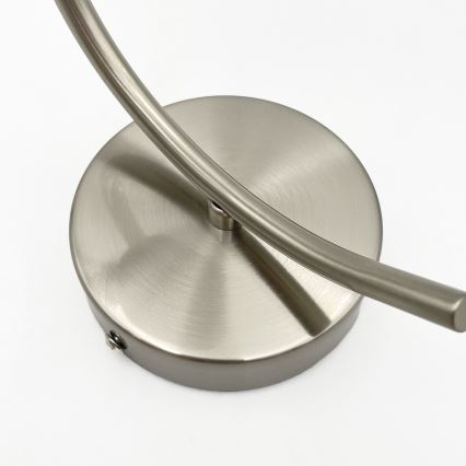 Sienas lampa DONNA 1xE27/60W/230V niķelis