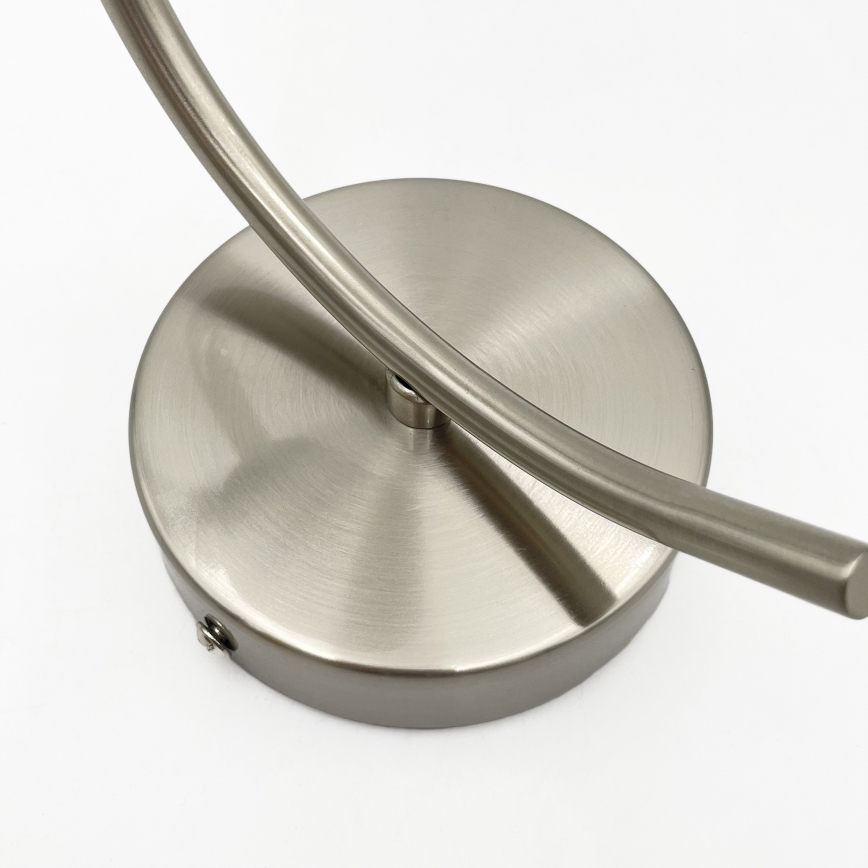 Sienas lampa DONNA 1xE27/60W/230V niķelis