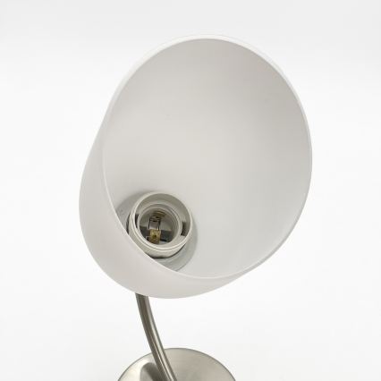 Sienas lampa DONNA 1xE27/60W/230V niķelis