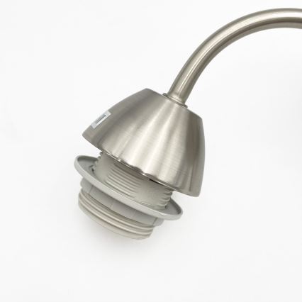Sienas lampa DONNA 1xE27/60W/230V niķelis