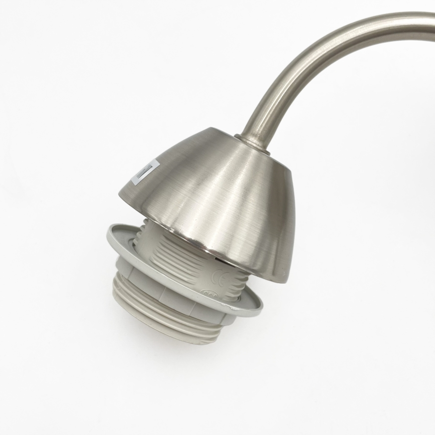 Sienas lampa DONNA 1xE27/60W/230V niķelis