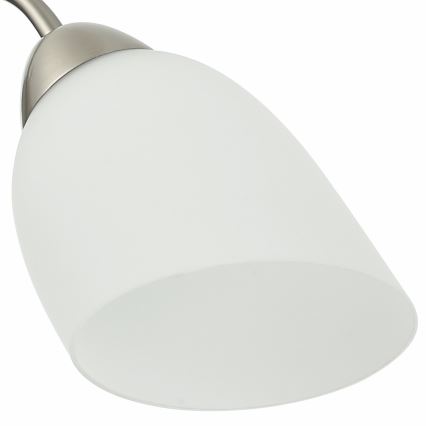 Sienas lampa DONNA 1xE27/60W/230V niķelis