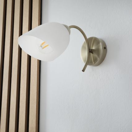 Sienas lampa DONNA 1xE27/60W/230V patina