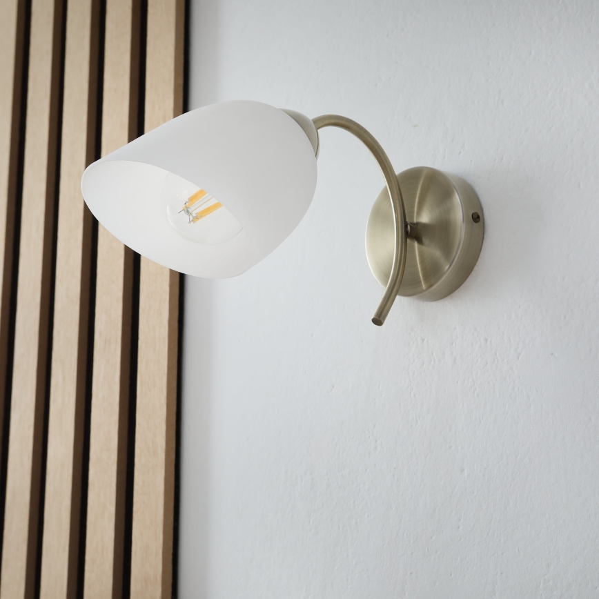 Sienas lampa DONNA 1xE27/60W/230V patina