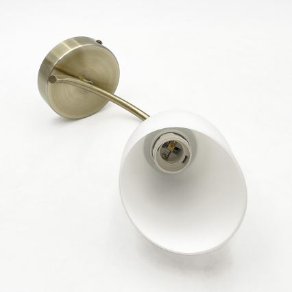 Sienas lampa DONNA 1xE27/60W/230V patina