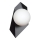 Sienas lampa DRIFTON 1xE14/10W/230V melna