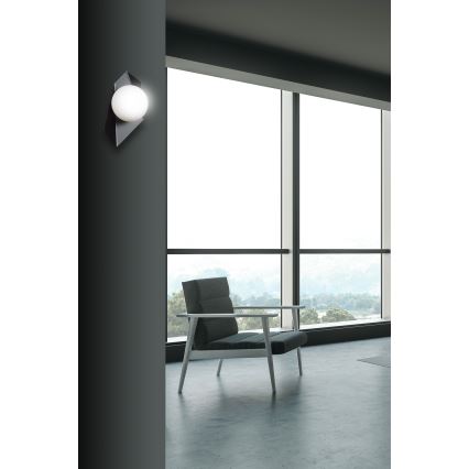 Sienas lampa DRIFTON 1xE14/10W/230V melna