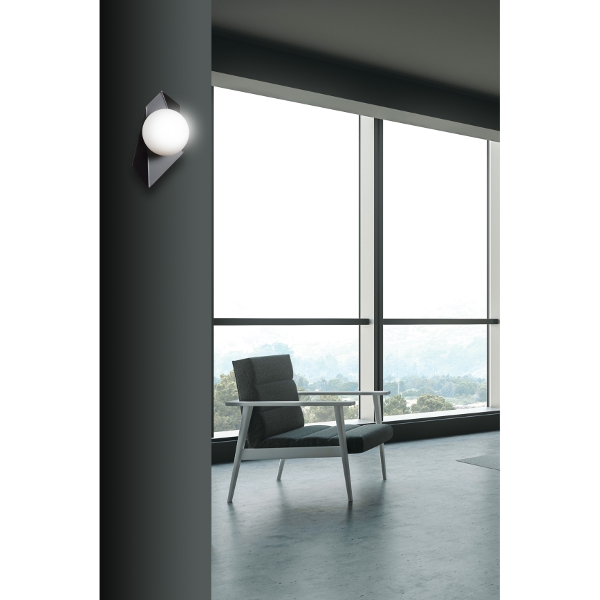 Sienas lampa DRIFTON 1xE14/10W/230V melna