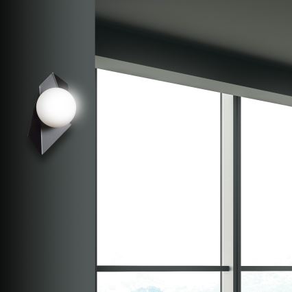 Sienas lampa DRIFTON 1xE14/10W/230V melna