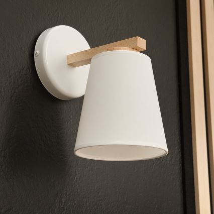 Sienas lampa ELLIE 1xE27/60W/230V dižskābardis