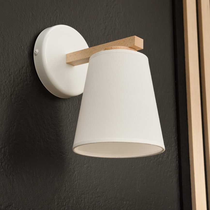 Sienas lampa ELLIE 1xE27/60W/230V dižskābardis