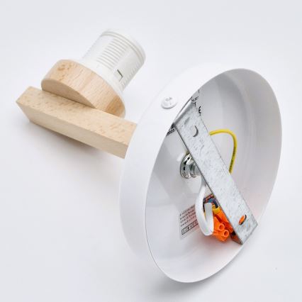 Sienas lampa ELLIE 1xE27/60W/230V dižskābardis