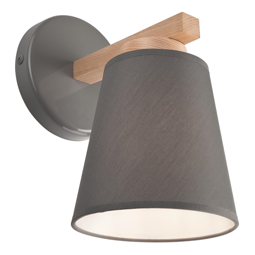 Sienas lampa ELLIE 1xE27/60W/230V dižskābardis
