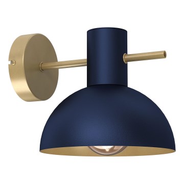 Sienas lampa ESTATE MINI 1xE27/15W/230V zila