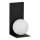 Sienas lampa FORM 1xE14/10W/230V melna