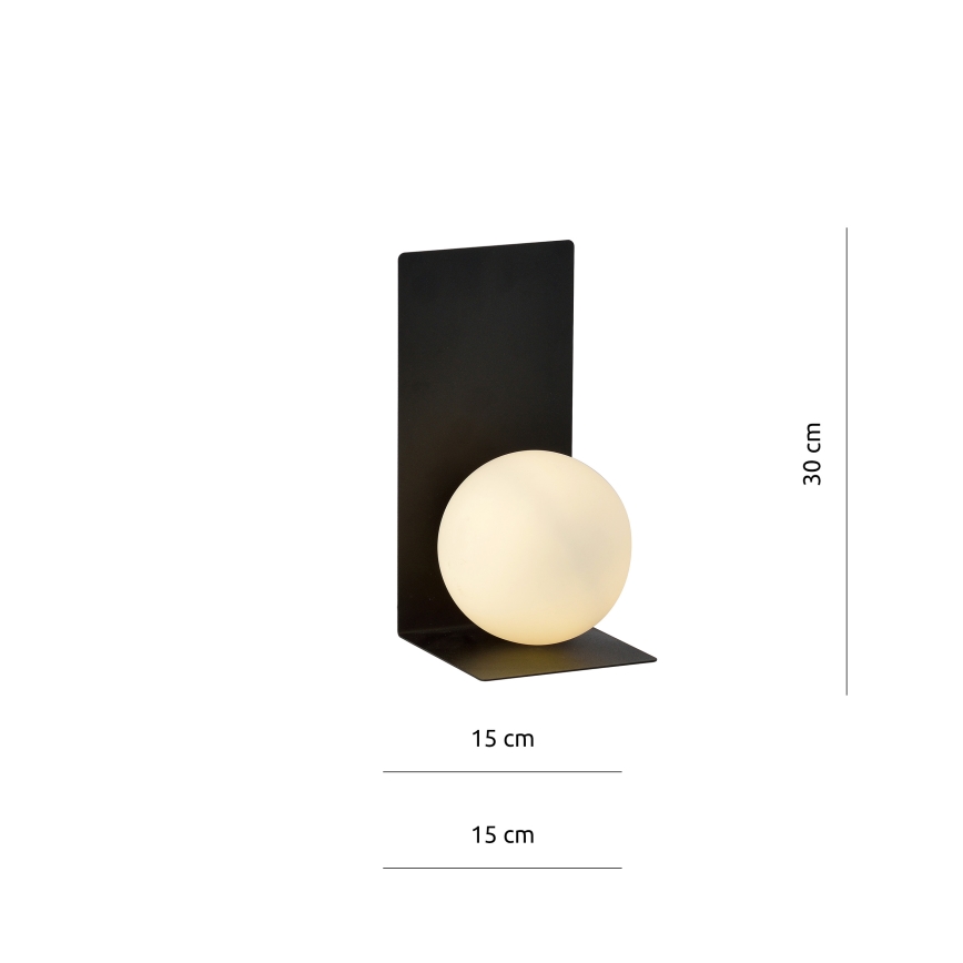 Sienas lampa FORM 1xE14/10W/230V melna