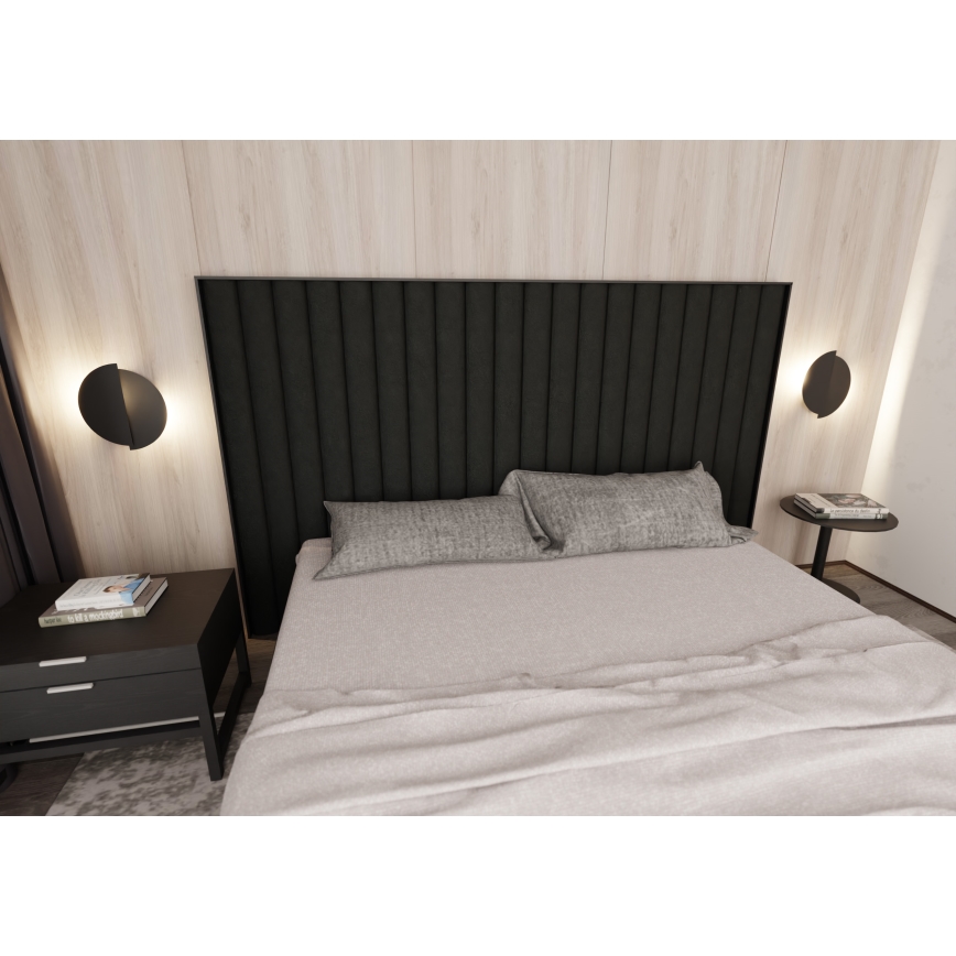 Sienas lampa FORM 1xG9/8W/230V melna