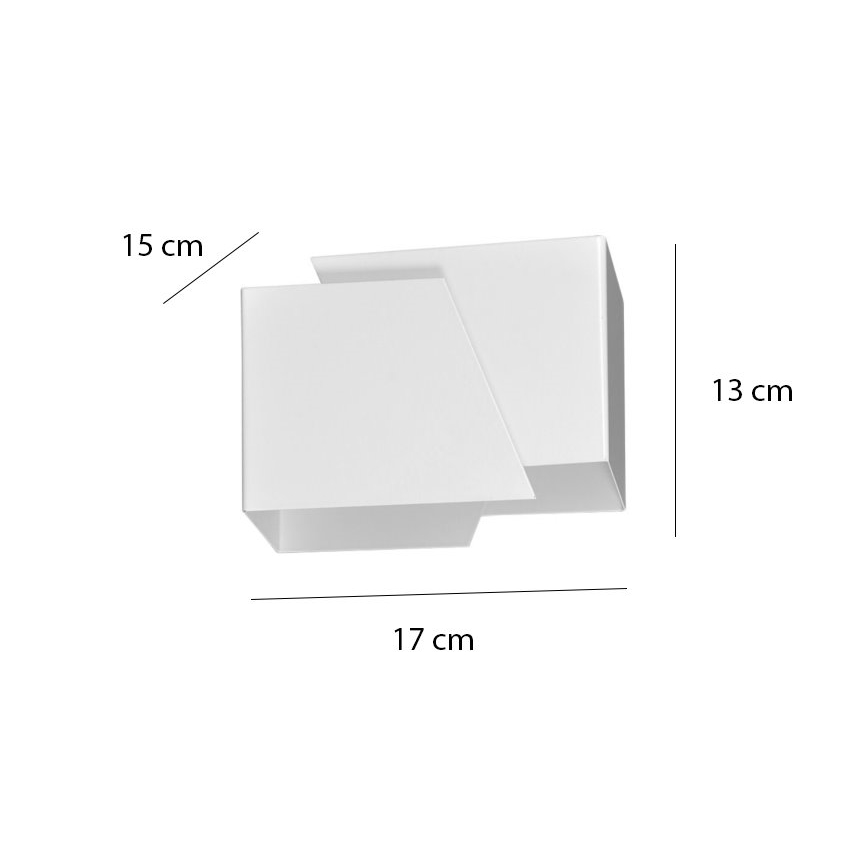 Sienas lampa FROST 1xG9/8W/230V balta