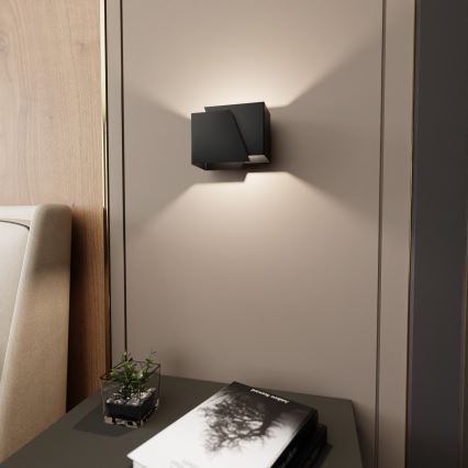 Sienas lampa FROST 1xG9/8W/230V melna
