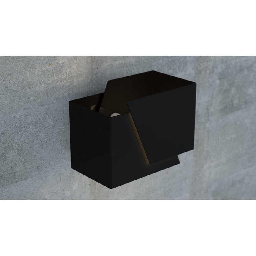 Sienas lampa FROST 1xG9/8W/230V melna