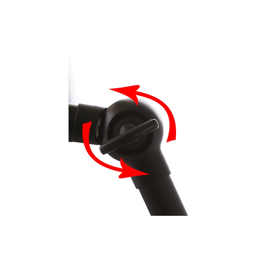 Sienas lampa FUNDO 1xE27/40W/230V melna/zeltaina