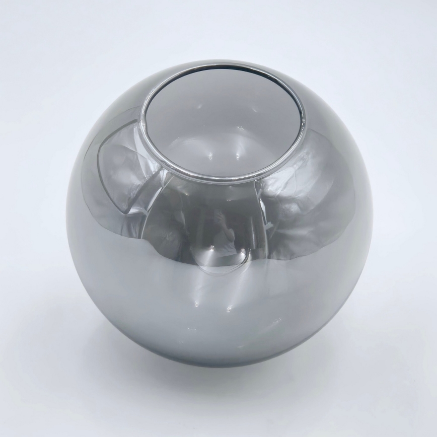 Sienas lampa GEORGIA 1xE14/5W/230V matēts hroms/dūmakains