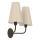 Sienas lampa GRENADA 2xE14/15W/230V bēša