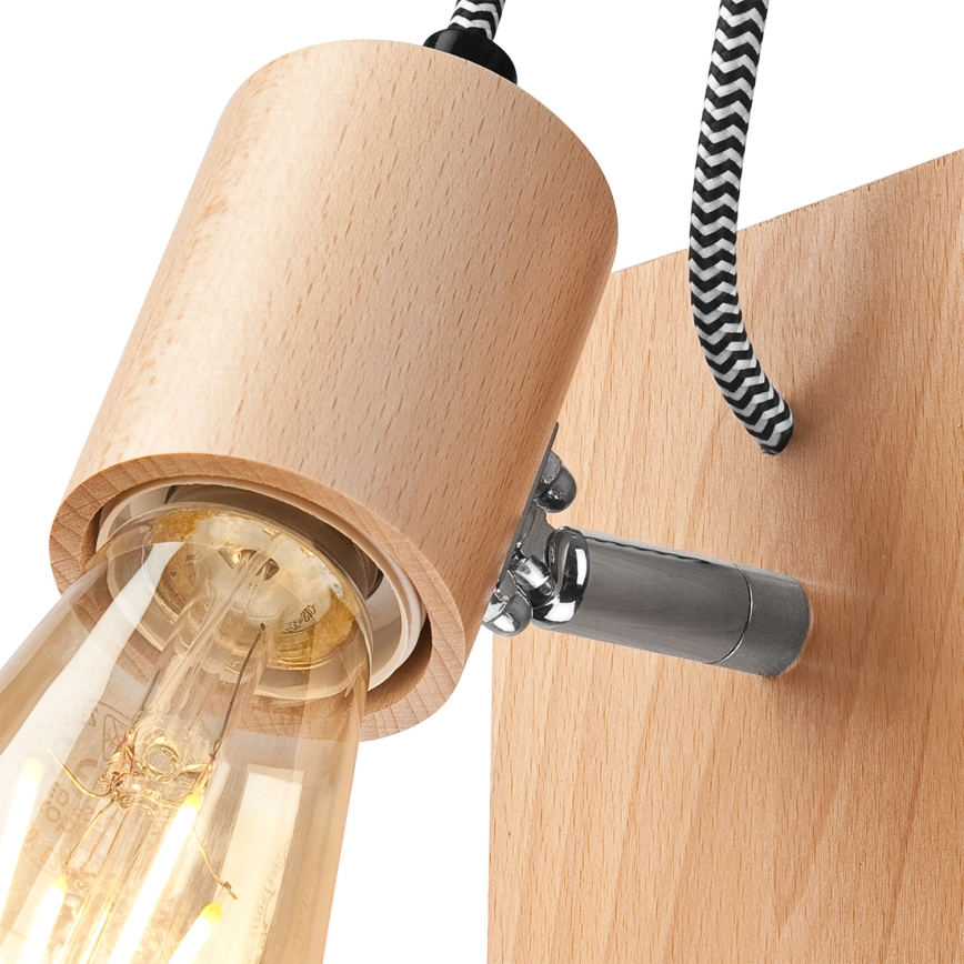Sienas lampa GUSTAVO 1xE27/60W/230V dižskābardis