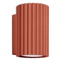 Sienas lampa KARBON 1xGU10/10W/230V sarkana