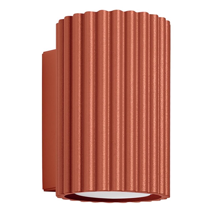 Sienas lampa KARBON 1xGU10/10W/230V sarkana