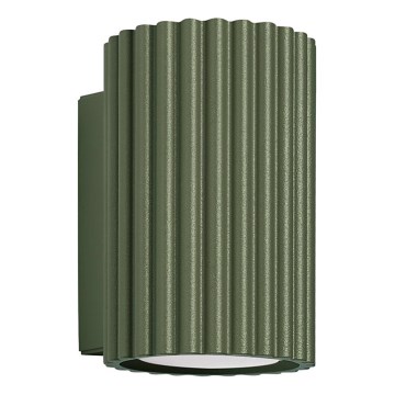 Sienas lampa KARBON 1xGU10/10W/230V zaļa