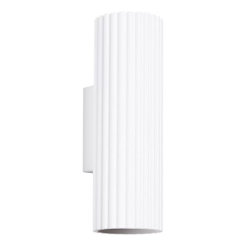 Sienas lampa KARBON 2xGU10/10W/230V balta