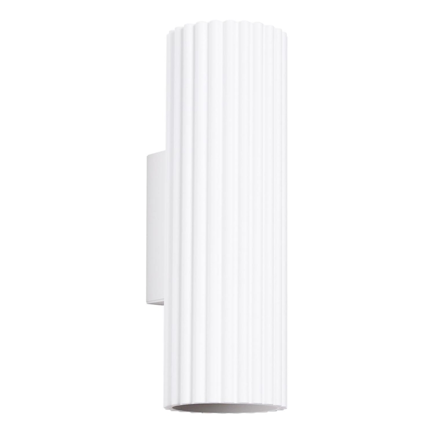 Sienas lampa KARBON 2xGU10/10W/230V balta