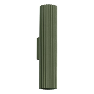 Sienas lampa KARBON 2xGU10/10W/230V zaļa