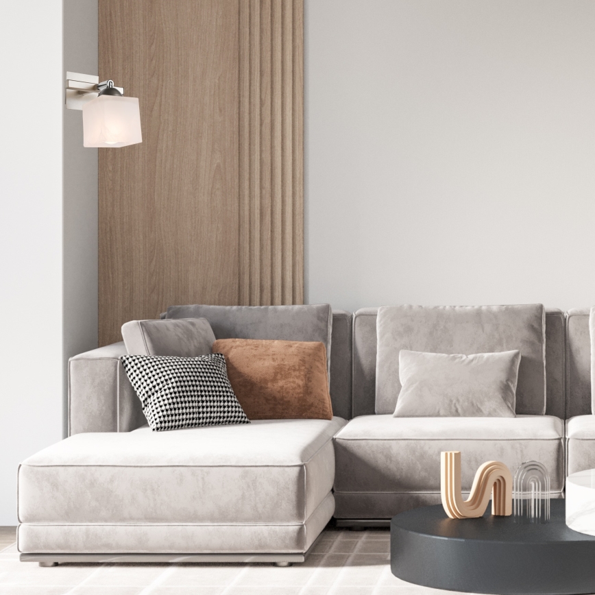 Sienas lampa KLARA 1xE14/40W/230V matēts hroms
