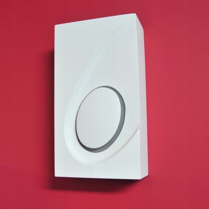 Sienas lampa KOMETA 1xE14/12W/230V ģipsis/balta