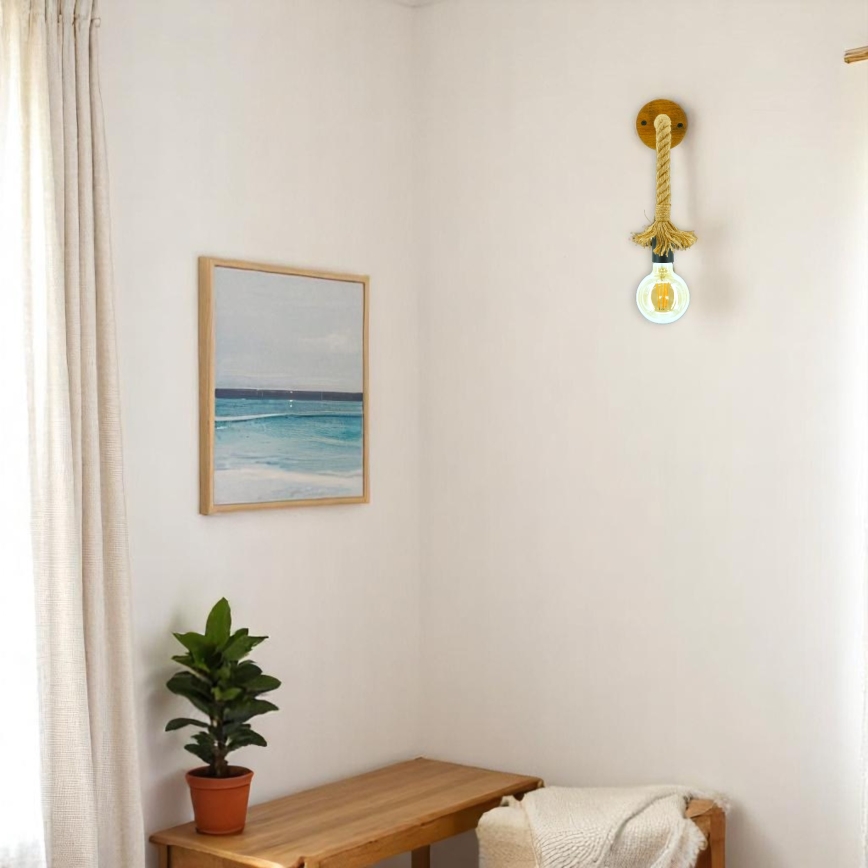 Sienas lampa KOS 1xE27/60W/230V dižskābardis