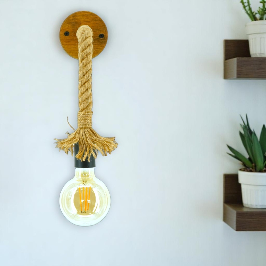 Sienas lampa KOS 1xE27/60W/230V dižskābardis