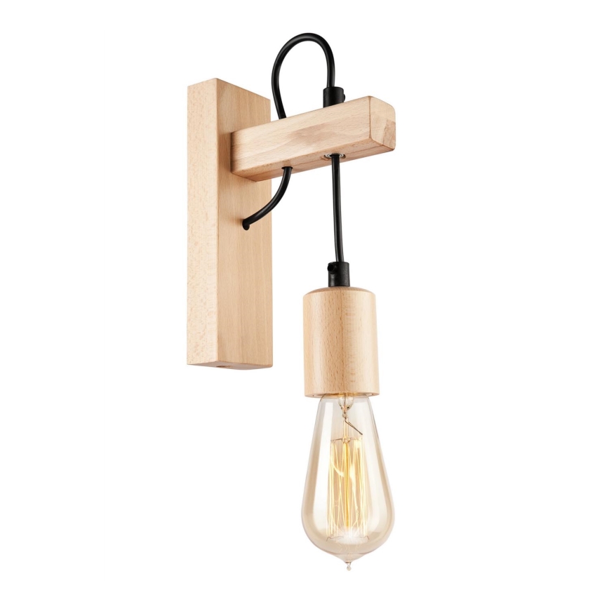 Sienas lampa LEON 1xE27/60W/230V dižskābardis