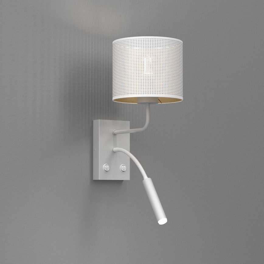 Sienas lampa LOFT SHADE 1xE27/60W+1xG9/8W/230V balta/zelta