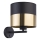 Sienas lampa LONDYN 1xE27/15W/230V melna/zelta