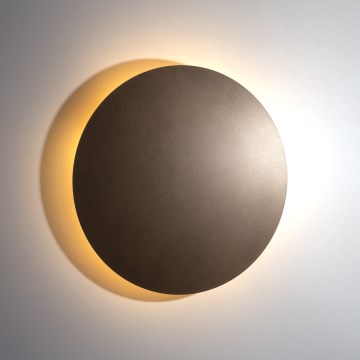 Sienas lampa LUNA 4xG9/8W/230V d. 40 cm brūna